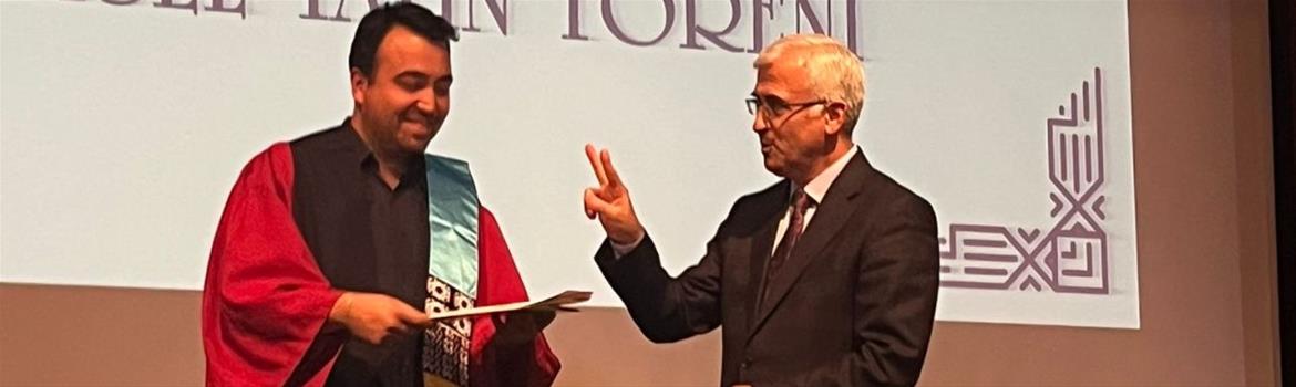Two Awards for Assoc. Prof. Dr. Uğur YAYAN from Rector Prof. Dr. Kamil Çolak